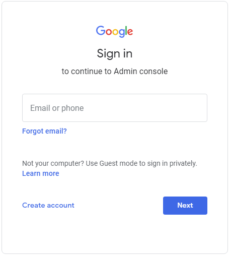 export email google workspace