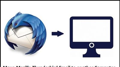 How do I transfer Thunderbird emails to a new computer?
